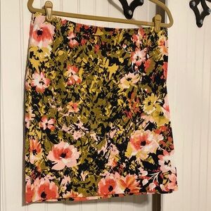 J. Jill  Pretty Floral Skirt - Multicolor